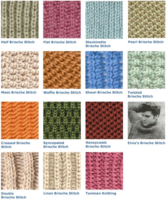 Brioche Stitch Knitting Tutorial and Patterns