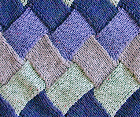 Entrelac Knitting Tutorial and Patterns | StitchPieceN ...