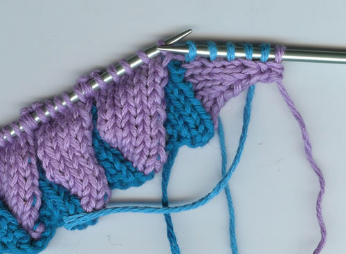 Entrelac Knitting Tutorial and Patterns | StitchPieceN ...