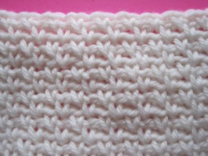 Single Moss Stitch Crochet Picture