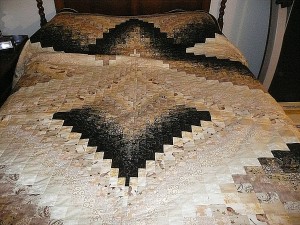 Bargello Quilt Bed Cover Image