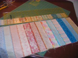 Bargello Quilt Making Instruction Picture