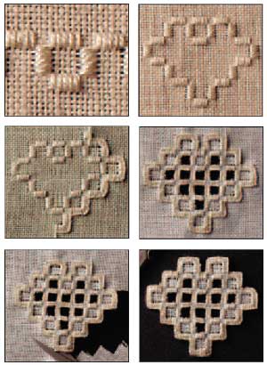 Photos of Hardanger Embroidery