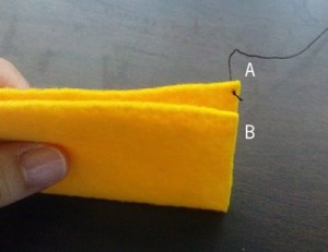 Whip Stitch Instructions Step 1 Picture