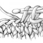 Working Slip Stitch Crochet Instruction