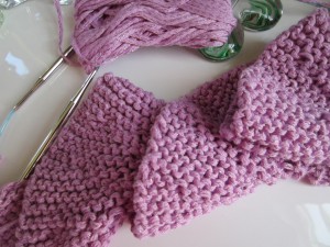 Potato Chip Scarf Knitting Pattern Image