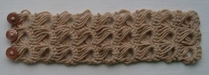 Broomstick Lace Bracelet Pattern Picture