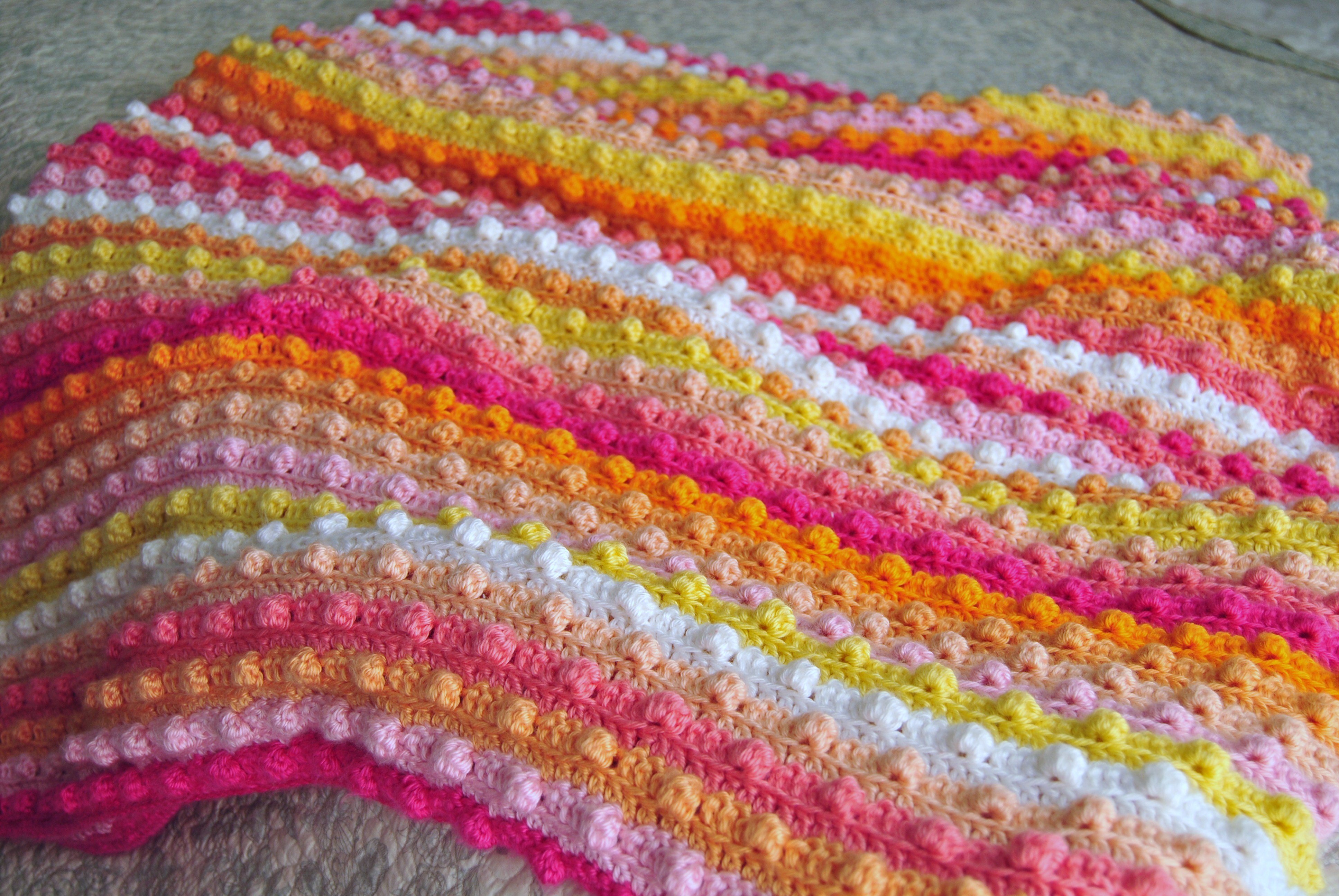 Ten Crochet Stitches To Level Up Your Skills (2021 Update) 19 Popocorn Stitch Picture
