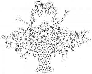 Lazy Daisy Embroidery Design