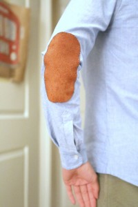 Pictures of Blanket Stitch Elbow Patch