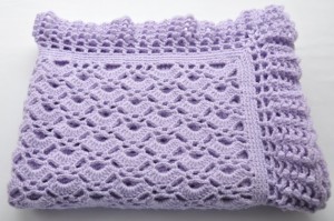 Shell Stitch Crochet Afghan