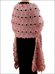 Hairpin Lace Shawl Free Pattern Photos