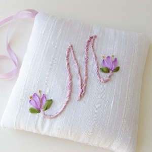 Ribbon Embroidery Monogram