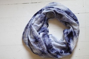 Shibori Dyed Scarf Images