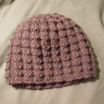 Crochet Waffle Stitch in The Round