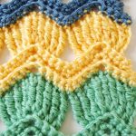 Vintage Fan Ripple Stitch