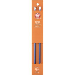 Boye 10-Inch Aluminum Single Point Knitting Needles