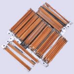 Double Pointed Carbonized Bamboo Knitting Kits Needles Set