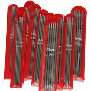 Double Pointed Stainless Knitting Needles Set