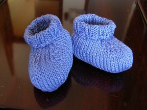 Baby Booties Knitting Pattern