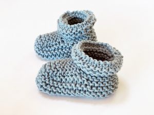 Baby Boy Booties Knitting Pattern Free