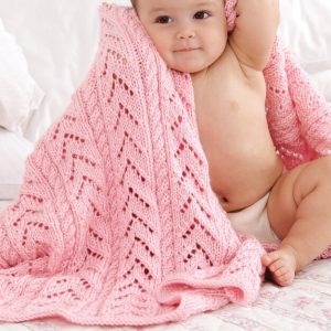 Baby Girl Knitted Blanket