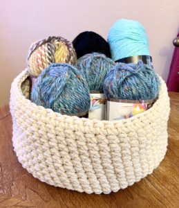 Bird’s Nest Round Easy Crochet Basket
