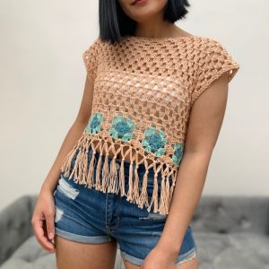 Boho Crochet Crop Top