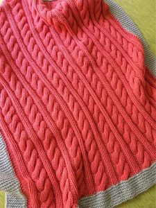 Cable Knit Baby Blanket