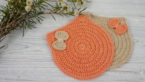 Cat Coaster Crochet Pattern