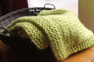 Chunky Knit Baby Blanket Pattern