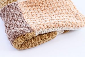 Cotton Knit Baby Blanket