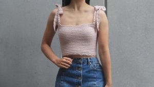 Crochet Crop Tank Top