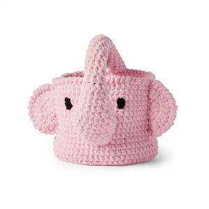 Crochet Elephant Basket