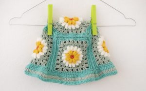 Crochet Flower Bucket Hat