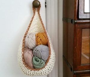 Crochet Hanging Basket