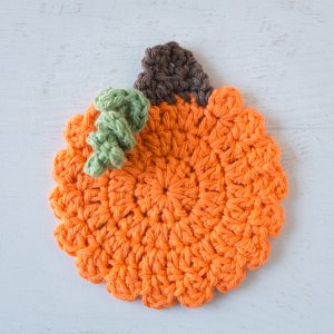 Crochet Pumpkin Coaster Pattern