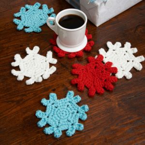 Crochet Snowflake Tea Cup Coaster