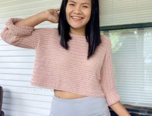 Crop Top Sweater Crochet Pattern