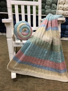 Easy Baby Blanket Knitting Pattern