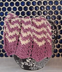 Easy Chevron Dishcloth Knit Pattern