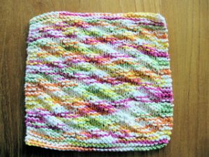 Easy Knitted Dishcloth Pattern for Beginners