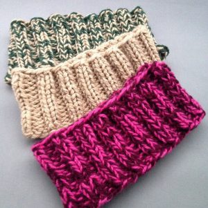 Easy Winter Headband Knitting Pattern