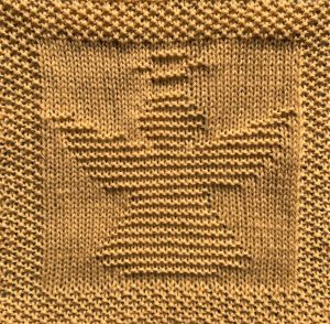 Free Knitted Angel Dishcloth Pattern