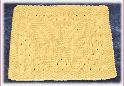Free Knitted Dishcloth Pattern of Animal