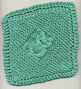Free Knitted Owl Dishcloth Pattern