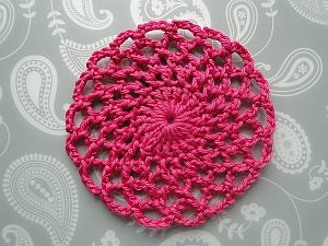 Free Thread Crochet Coaster Pattern