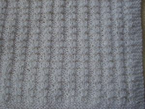 Hand Knitted Baby Blanket