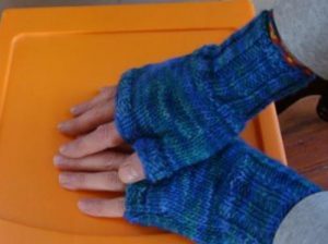 Hand Knitted Fingerless Gloves