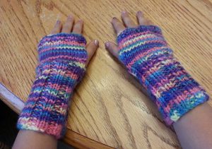 Knit Children’s Fingerless Gloves